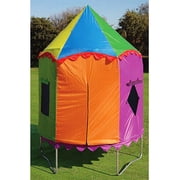 JumpPod Elite 7.5" Round Trampoline and Protective Cover Circus Bundle