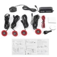 thumbnail image 2 of Reverse Radar Kit, 16.5mm Car BuiltIn Backup Radar Sensor Reversing Assistance with Audio Buzzer Auxiliary Kit, 2 of 8