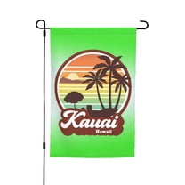 Kauai Hawaii Garden Flag 12x18 Inch Indoor Balcony Courtyard Outdoor Decorative Flag