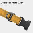 thumbnail image 6 of Safe Reflective Dog Collar with Adjustable Nylon Webbing, Suitable for Nighttime Walking Training, Available in Multiple Sizes in Yellow M, 6 of 7