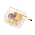thumbnail image 1 of Amdohai 18 Notes Clear Acrylic Music Box Hand Crank DIY, 1 of 8