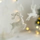 thumbnail image 5 of Colgantes para árbol de Navidad con purpurina, adornos de ciervo blanco, alce de Navidad 2024, decoración navideña para el hogar, juguetes para niños, Año Nuevo 2025, 5 of 5
