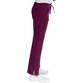 thumbnail image 4 of Mini Marilyn Scrubs Straight Leg 4-Way Stretch Flare Leg Elastic Waistband Four Pocket Pants with Cargo Pockets, 4 of 5