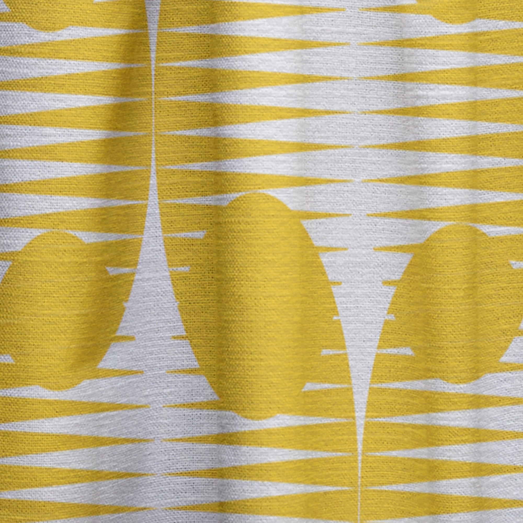 Designart 'Abstract Retro Geometric Pattern Design IV' Mid-Century Modern Curtain Panel