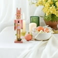 thumbnail image 3 of WEUVEB Wooden Bunny Nutcracker Easter Ornament - Festive Spring Home Decoration, 3 of 8