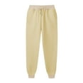 thumbnail image 3 of Pantalons de Survêtement pour Femmes avec Poches Bas Resserré à Cordon Jambe Droite Pantalons de Survêtement Confortables 2023 Pantalons Amples en Coton Jogger Noir 2TG, 3 of 5