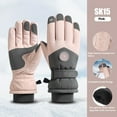 thumbnail image 2 of CAIXIA Women'S Mittens Unisex Thermal Gloves for Winter Outdoor Activities Cycling Skiing and Cold Weather,Pink, 2 of 3