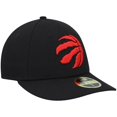 thumbnail image 3 of Men's New Era Black Toronto Raptors Team Low Profile 59FIFTY Fitted Hat, 3 of 5