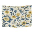 thumbnail image 4 of WOBOGO Yellow Vintage Floral Pattern Tapestry 90×60in Home Living Room Bedroom Wall Hanging Ornaments, 4 of 10