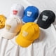 thumbnail image 5 of Gorra para niños, gorra con bordado de letras de primavera y otoño, gorra de béisbol de estilo hip-hop informal para niños, 5 of 6