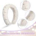 thumbnail image 3 of Diademas para mujer, perla suave de temperamento como accesorios para el cabello con diadema de felpa MFZFUKR CPB-CJZ1685-2, 3 of 5