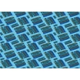 thumbnail image 1 of Ahgly Company Machine Washable Indoor Rectangle Transitional Blue Jay Blue Area Rugs, 3' x 5', 1 of 7