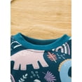 thumbnail image 3 of ZAXARRA Toddler Baby Boys Fall Pants Sets Long Sleeve Pattern Print Sweatshirt Tops and Drawstring Pants Sets, 3 of 7