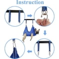 thumbnail image 6 of Dog Grooming Hammock, Dog Nail Hammock Hanger Restraint Bag, Relaxation Pet Grooming Hammock Harness for Cats and S Small Dogs for Nail Trimming Clipping Grooming(Red), 6 of 8