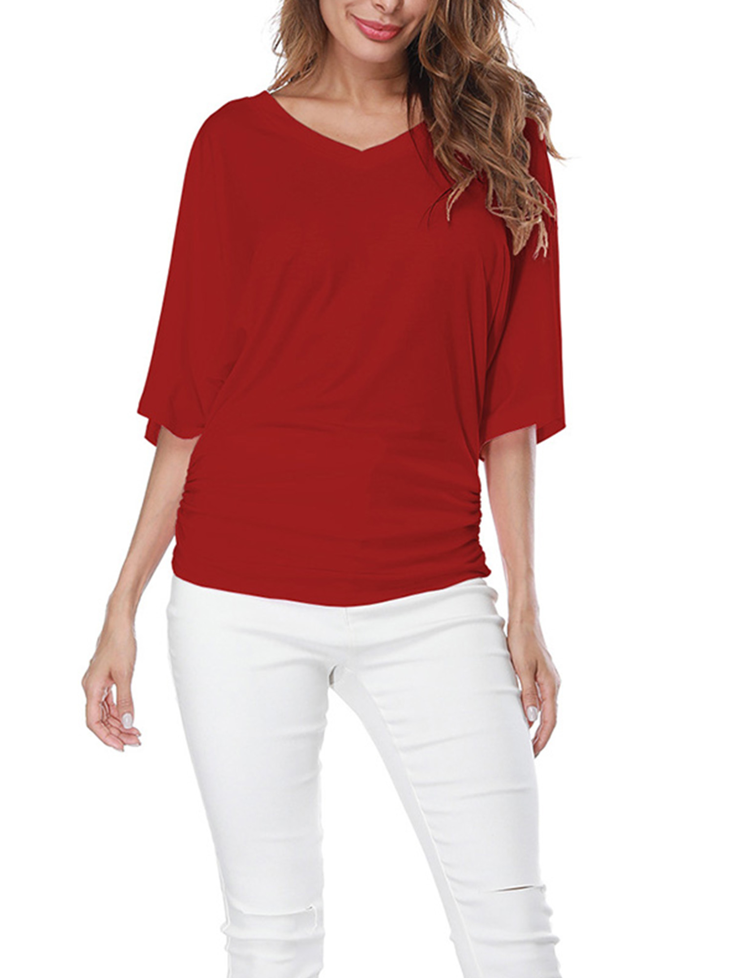 Paille Ladies Batwing Sleeve Loose 