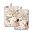 thumbnail image 7 of Yayeee Pot Holders Kitchen Heat Resistant with Pockets 7"x9.8" Cotton Oven Cooking Hot Pads, Lace and Floral, 7 of 7
