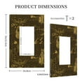 thumbnail image 3 of DouZhe 1-Gang Decorator/Rocker Wallplate, Ancient Egyptian Sphinx Decorative Wall Plates, 3 of 7