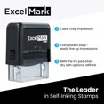 thumbnail image 4 of ExcelMark Custom Self Inking Rubber Stamp - Home or Office (A1848-4 Lines), 4 of 4