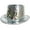 Silver, variant on Blingbling Mirrored Panama Hat Reflective Homburg for Wedding Party Victorian Hat Homburg for Street Wear Dancing