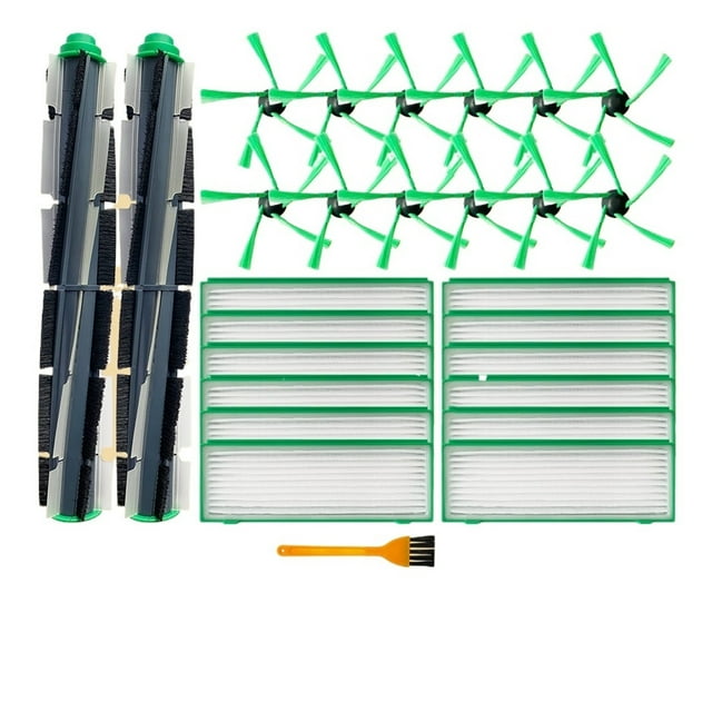 Compatible Compatible With Vorwerk Kobold VR200 VR300 Vacuum Cleaner Replacement Kit Spare Main Roller Brush Spin Brush Hepa Filter Package
