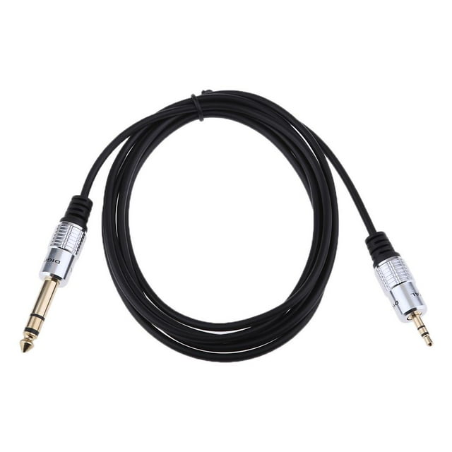 Enchufe Esté De 6,35 Mm Y 1/4 Pulg. Al De Converti De Audio De 3,5 Mm, Para Amplifie De Micrófono, Sistema De Casa Sunnimix Cable divisor de audio Y
