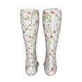 thumbnail image 6 of Naloa Roses Flowers High Stockings Women Thigh High Stockings Over Knee Long Stockings-One Size, 6 of 8