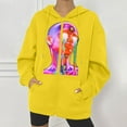 thumbnail image 2 of Chaqueta con capucha Punk suelta con cremallera y estampado de Halloween para mujer, abrigo, sudaderas con capucha, abrigo Pompotops qwe15566, 2 of 7