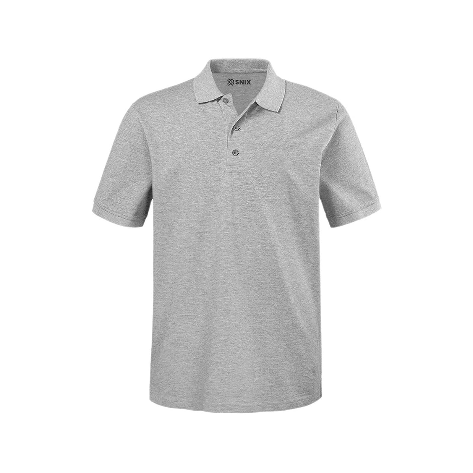 Polera Pique Manga Corta Infantil Gris Talla 16 Knasta Chile