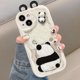 thumbnail image 3 of Phone Case For Xiaomi Redmi Note 13 Pro 12 4G 8 11 10 13 Pro Plus 12S Redmi 12 13C 12C 9C 10C 9A A1 A2 Plus Cover Cute 3D Panda, 3 of 5