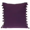 thumbnail image 6 of Parkland Collection Transitional Woven Purple Square 18" x 18" Pillow, 6 of 6