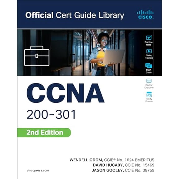 Pre-Owned CCNA 200-301 Official Cert Guide Library, 9780138221393, 0138221391, Paperback, 2 edition