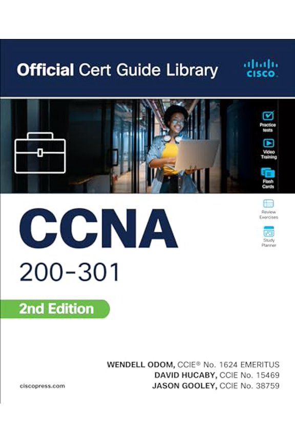 Pre-Owned CCNA 200-301 Official Cert Guide Library, 9780138221393, 0138221391, Paperback, 2 edition