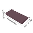 thumbnail image 2 of Outdoor Bench Cushion Waterproof Fade Resistant Patio Furniture Cushion, Non- Rectangle Bench Pad with Ties for Garden Swing Porch Sofa Settee, Colorfast Outdoor Seat, 2 of 6