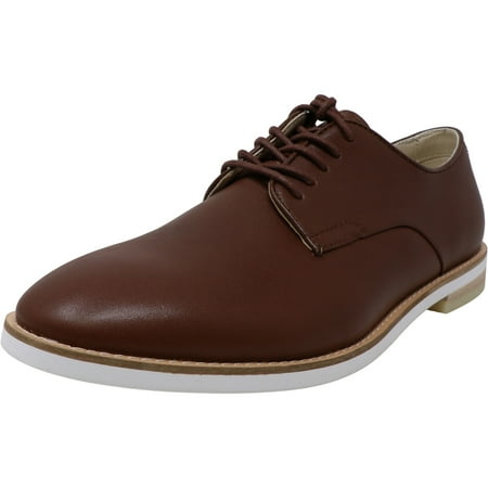 UPC 191712331862 product image for Calvin Klein Men's Aggussie Nappa Calf Leather Tan Ankle-High Oxford - 8.5M | upcitemdb.com