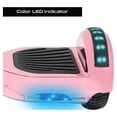 thumbnail image 4 of HoverTech UL2272 Certified New Bluetooth Smart Self Balancing Electric Scooter with LED Lights- Pink Chrome, 4 of 8