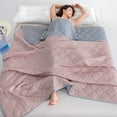 thumbnail image 4 of PATLOLLAV Summer Quilt Cooling Comforter Double Bedding Quilt - Solid Color Bedding Quilt Suitable For All Seasons Soft Cover Quilt for Hot Sleepers and Night Sweat, 4 of 8