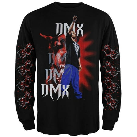 Dmx Dmx On The Mic Long Sleeve T Shirt Walmart Com Walmart Com