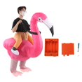 thumbnail image 1 of Inflatable flamingo costume in waterproof polyester fabric for adults from 150 to 190 cm, 1 of 4