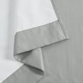 thumbnail image 5 of Madison Park Galen 2-PK 40x84" Basketweave Room Darkening Curtain Panel Pair in Grey, 5 of 8