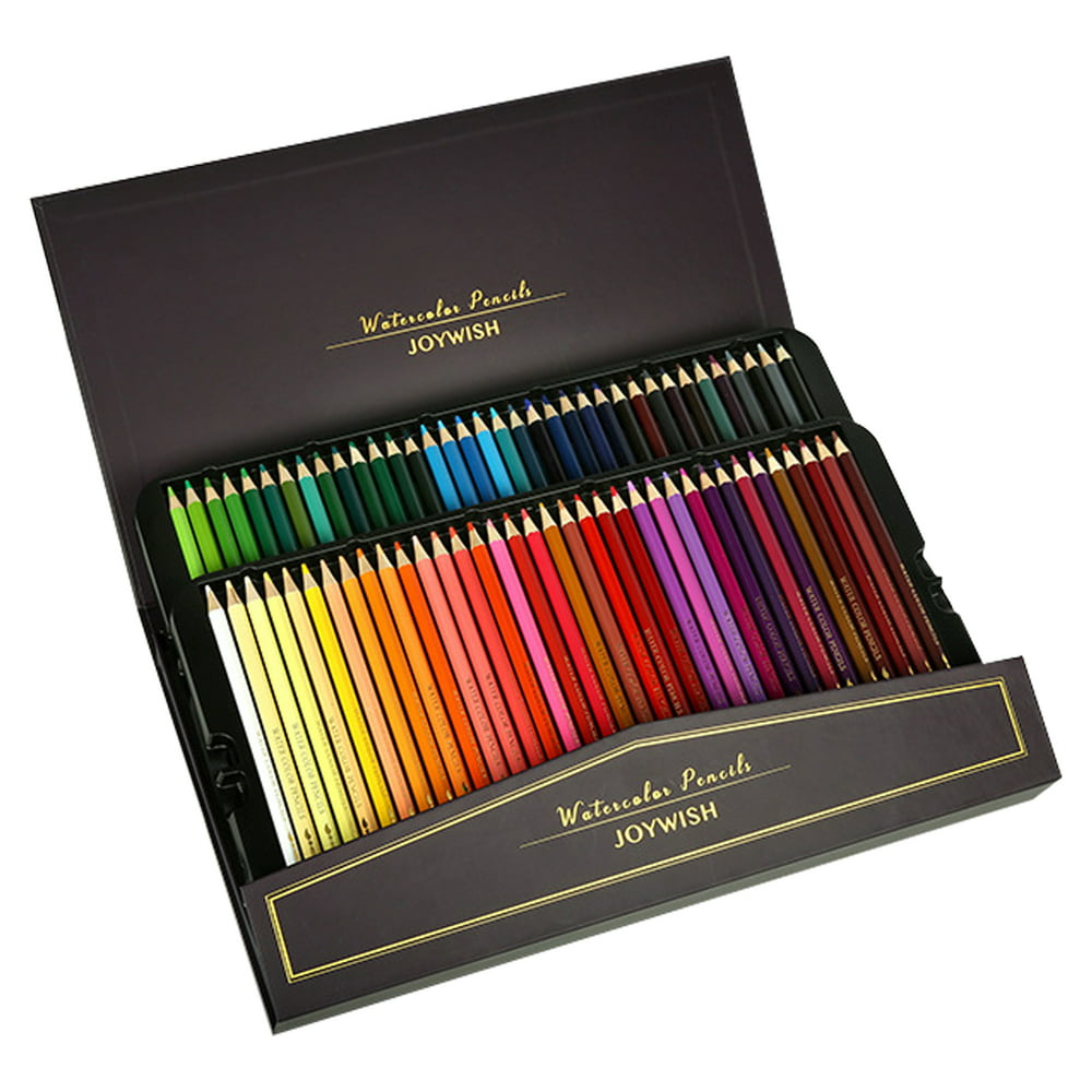 JOYWISH Professional Watercolor Pencils Set 72 Colored Pencils Water