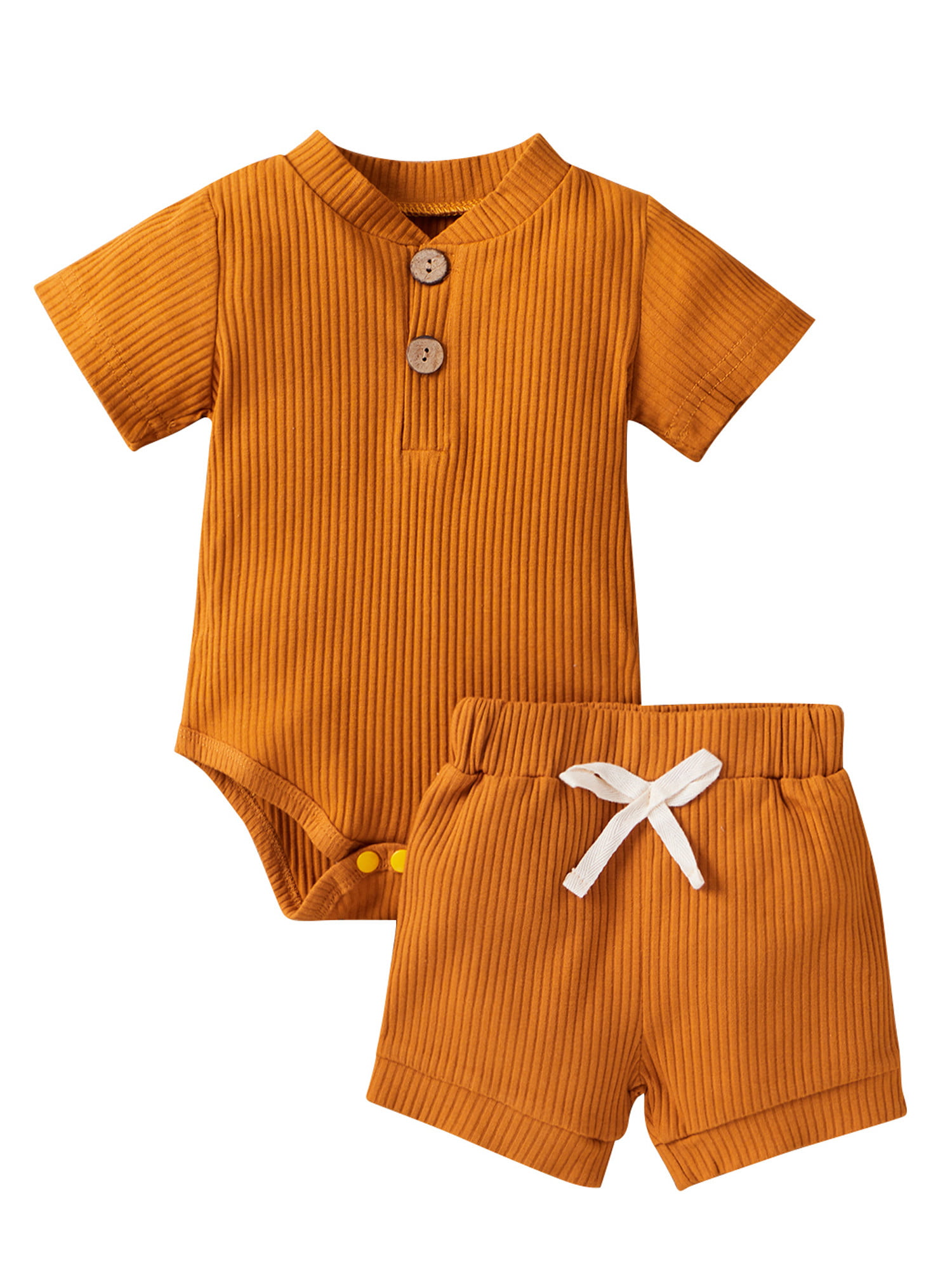 Details about   Newborn Infant Baby Boy Girl Solid Romper Jumpsuit Hat Outfits 2PCS Clothes Set