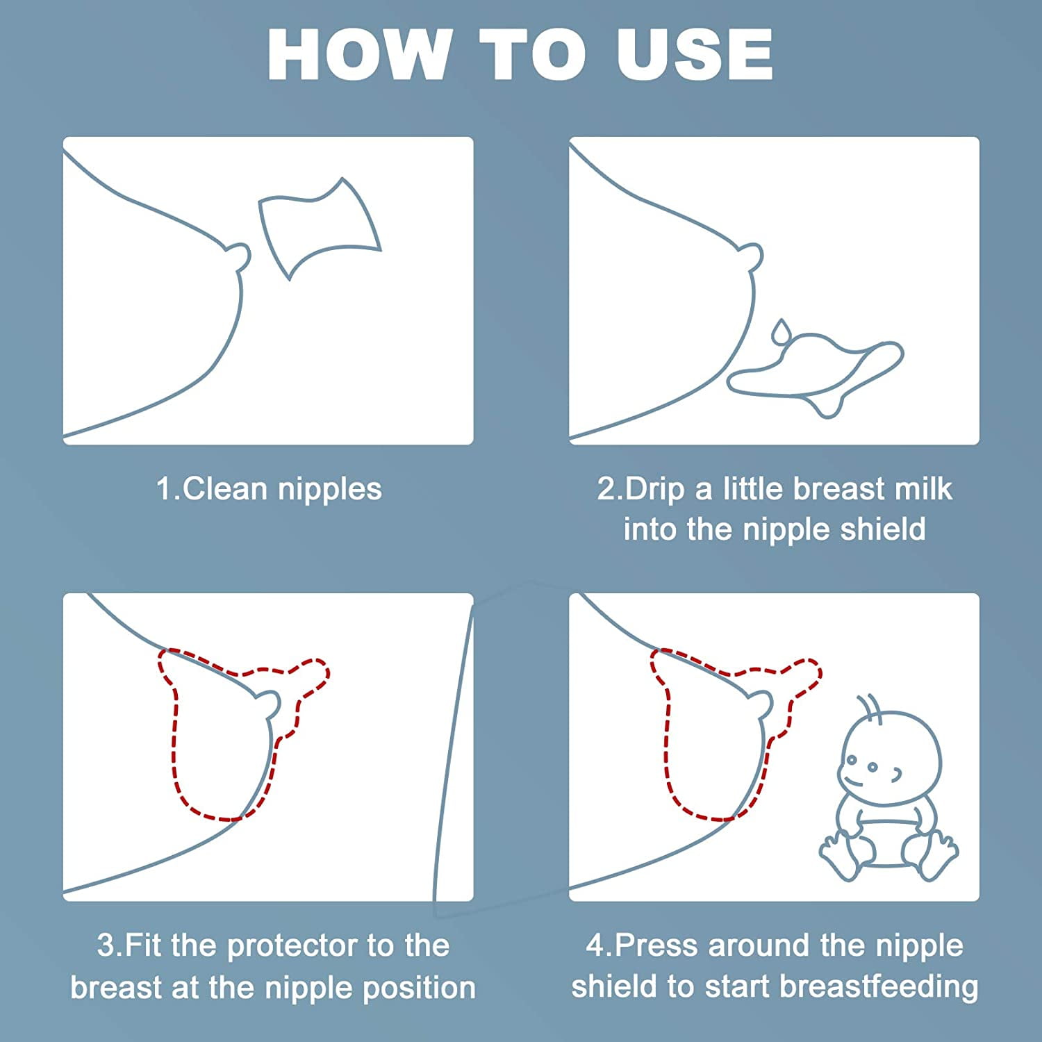 How to Use a Nipple Guard to Breastfeed - Coffee and Coos