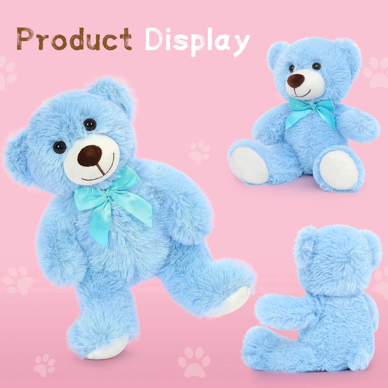 MaoGoLan 13'' Cute Teddy Bear Stuffed Animal Bear Plush Toy