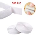 thumbnail image 1 of BAMAIA Adhesive Tapes5M, Hook and Loop Tape, Adhesive Tape, Pack of 2-White, 1 of 5