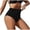 Black, variant on GDREDA Women's High Waisted Swimsuit Bottoms Full Coverage Basic Bikini Bottom Bathing Suit Red,S
