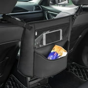 Purse Holder for Car, Net Pocket Handbag Holder, Car Storage Organizer Between Front Seats - Car Accessories, Automotive Consoles & Organizers (Black)