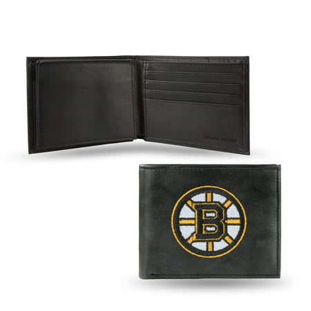 - NHL - Men's Boston Bruins Embroidered Billfold Wallet