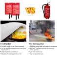 thumbnail image 5 of XZKING Flame Retardent Emergency Fiberglass Fireproof Blanket,39" x 39", 5 of 10