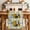 Yellow, variant on Lemon Basket Summer Table Runner 72 Inches, Farmhouse Eucalyptus Grey Wooden Bed Runner Dresser Scarves Tabletop for Indoor Outdoor Parties/Ceremony/Banquet, 16" x 72"