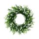 thumbnail image 4 of Guirnalda de hojas verdes artificiales con corona de lavanda para la puerta. Blanco, 4 of 9